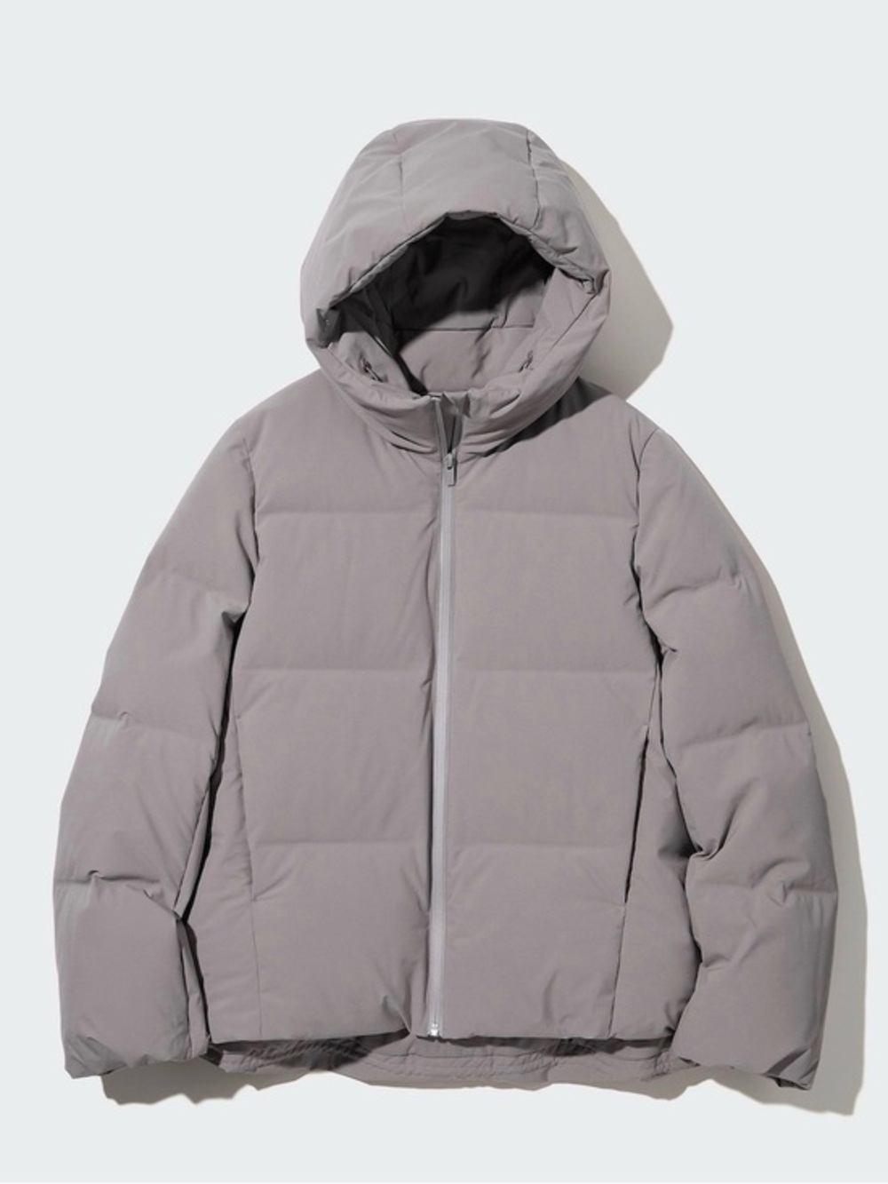 Uniqlo Seamless Down Parka Gray XL WOMENS puffer super puff